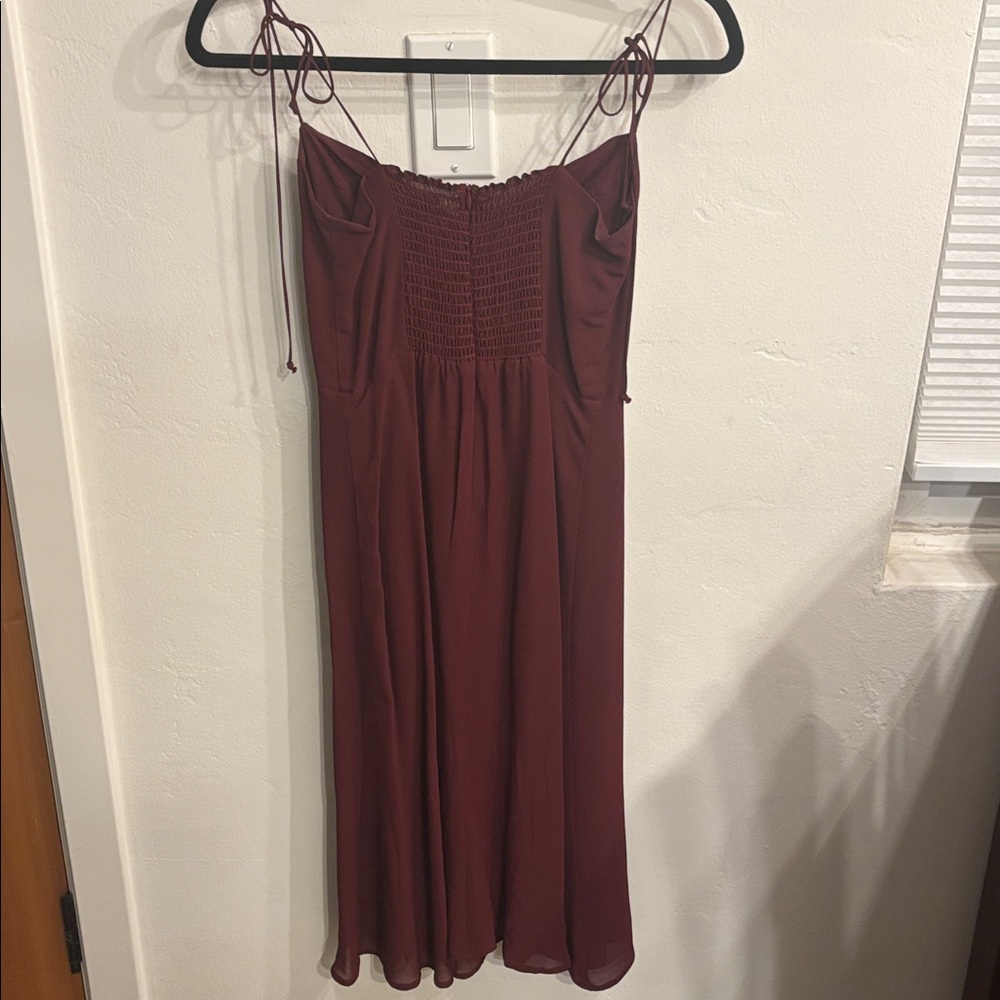 Reformation Juliette Dress Chianti Size 0 - Picture 8 of 10